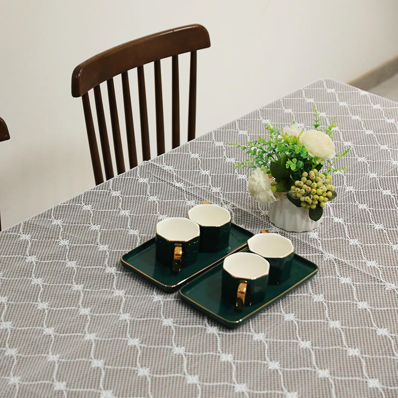 Square lace tablecloth for home and office