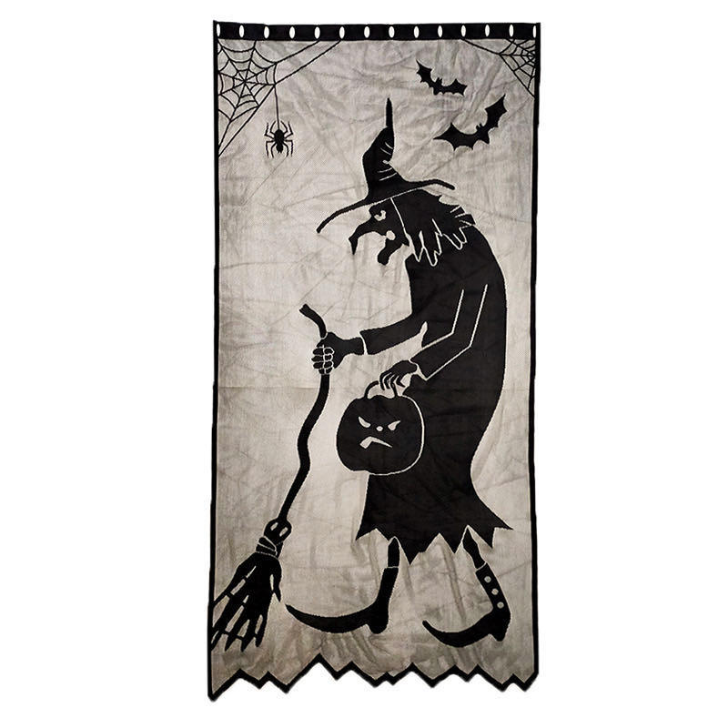 Witch door curtain  forhaloween  home decoration
